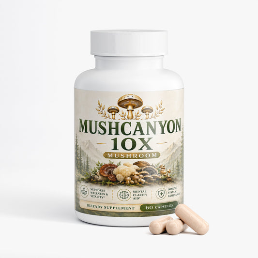 Mushcanyon 10X Mushroom(New look Same Formula)