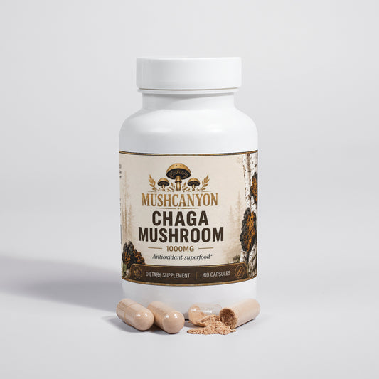 MushCanyon Chaga Mushroom (New look Same Formula)