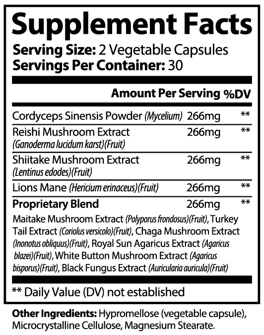 Mushcanyon 10X Mushroom(New look Same Formula)