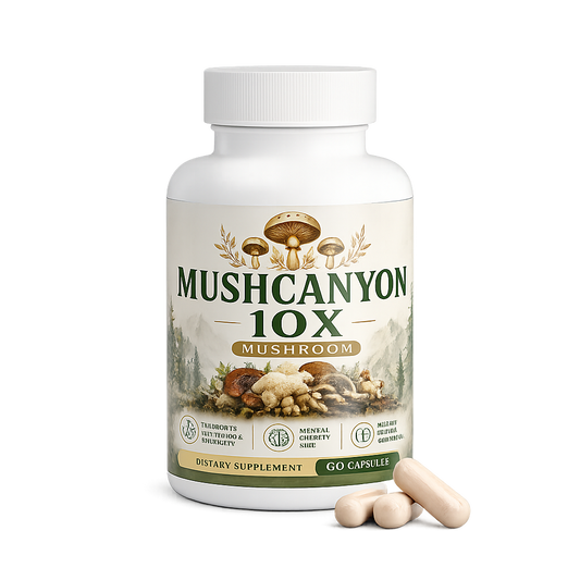 Mushcanyon 10X Mushroom(New look Same Formula)
