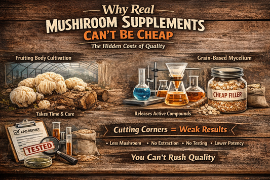 Why Real Mushroom Supplements Can’t Be Cheap