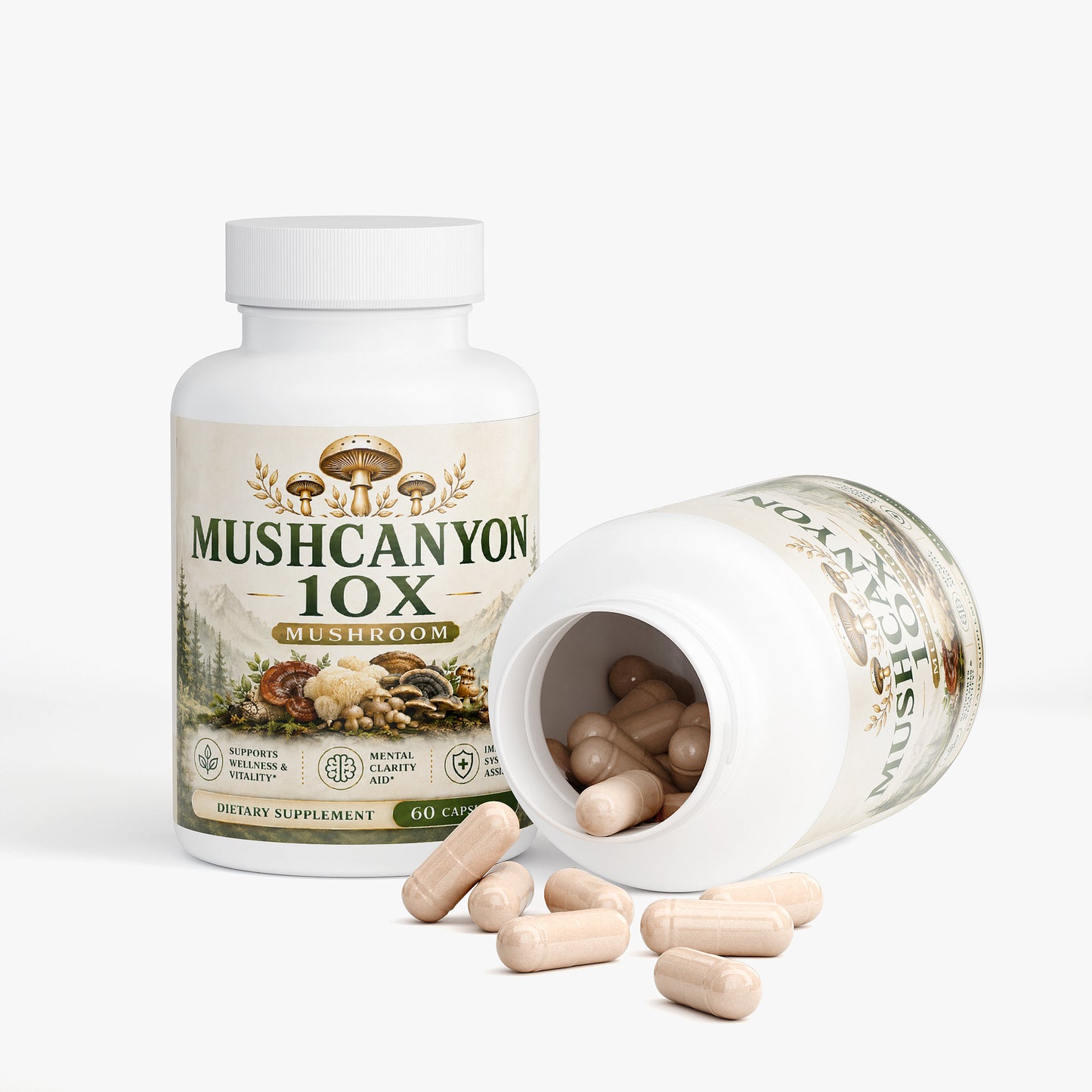 Mushcanyon 10X Mushroom(New look Same Formula)
