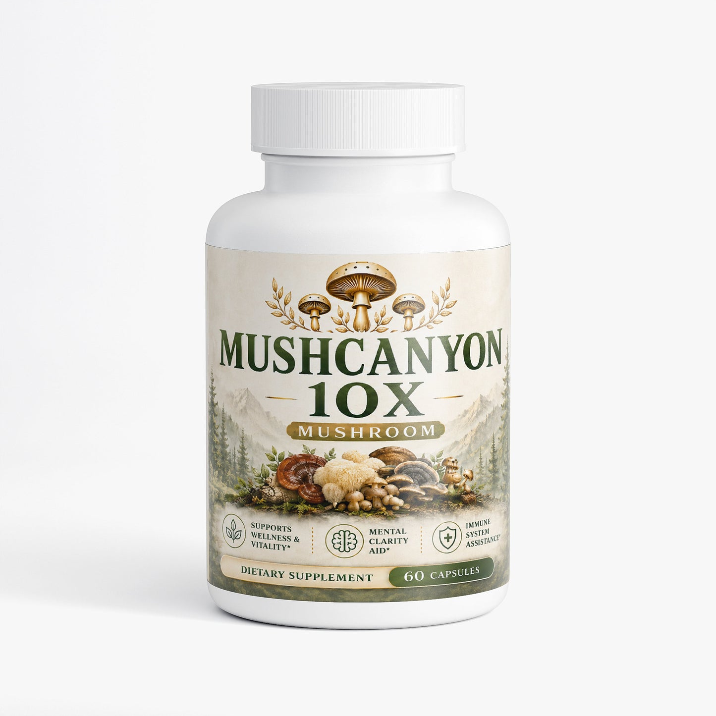 Mushcanyon 10X Mushroom(New look Same Formula)