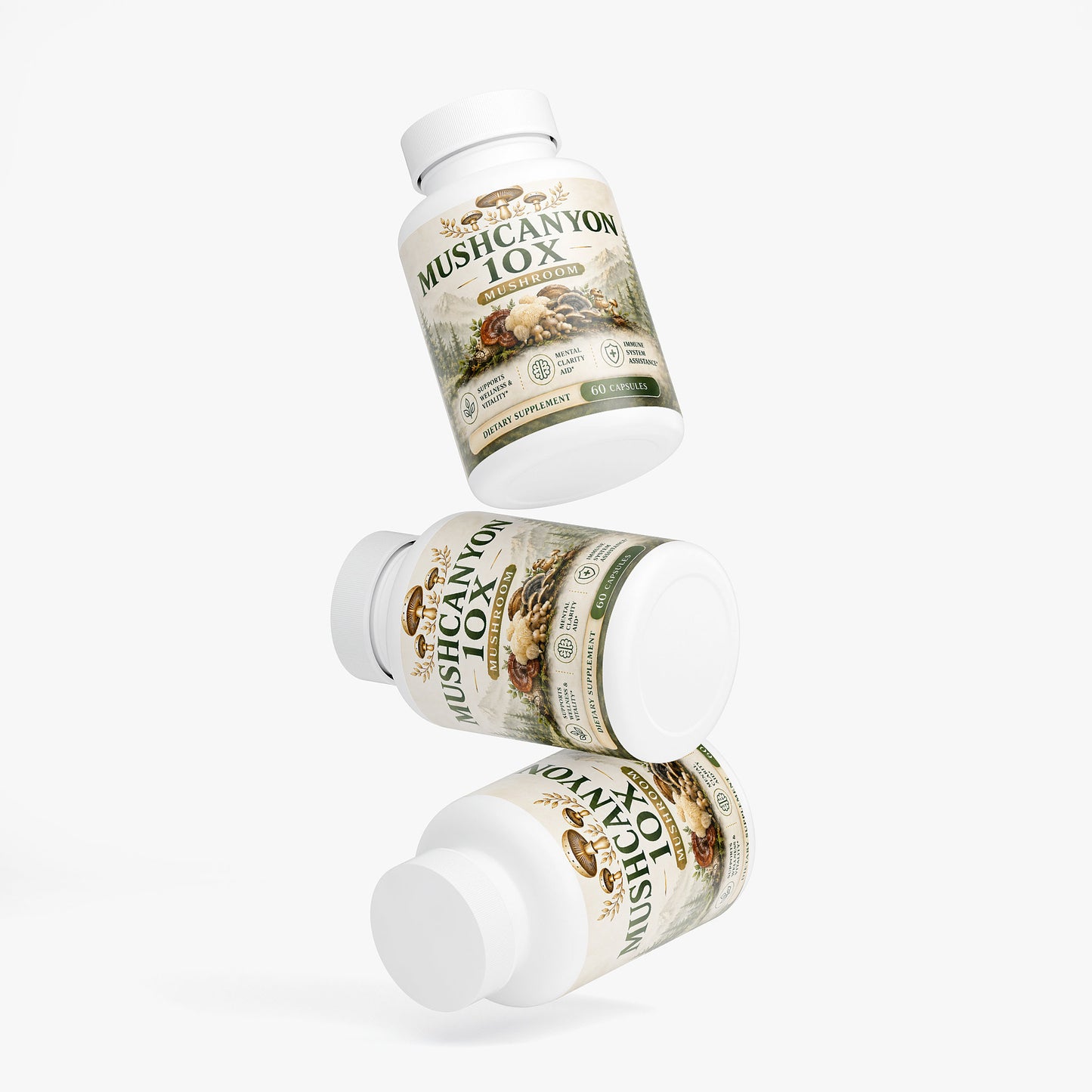 Mushcanyon 10X Mushroom(New look Same Formula)