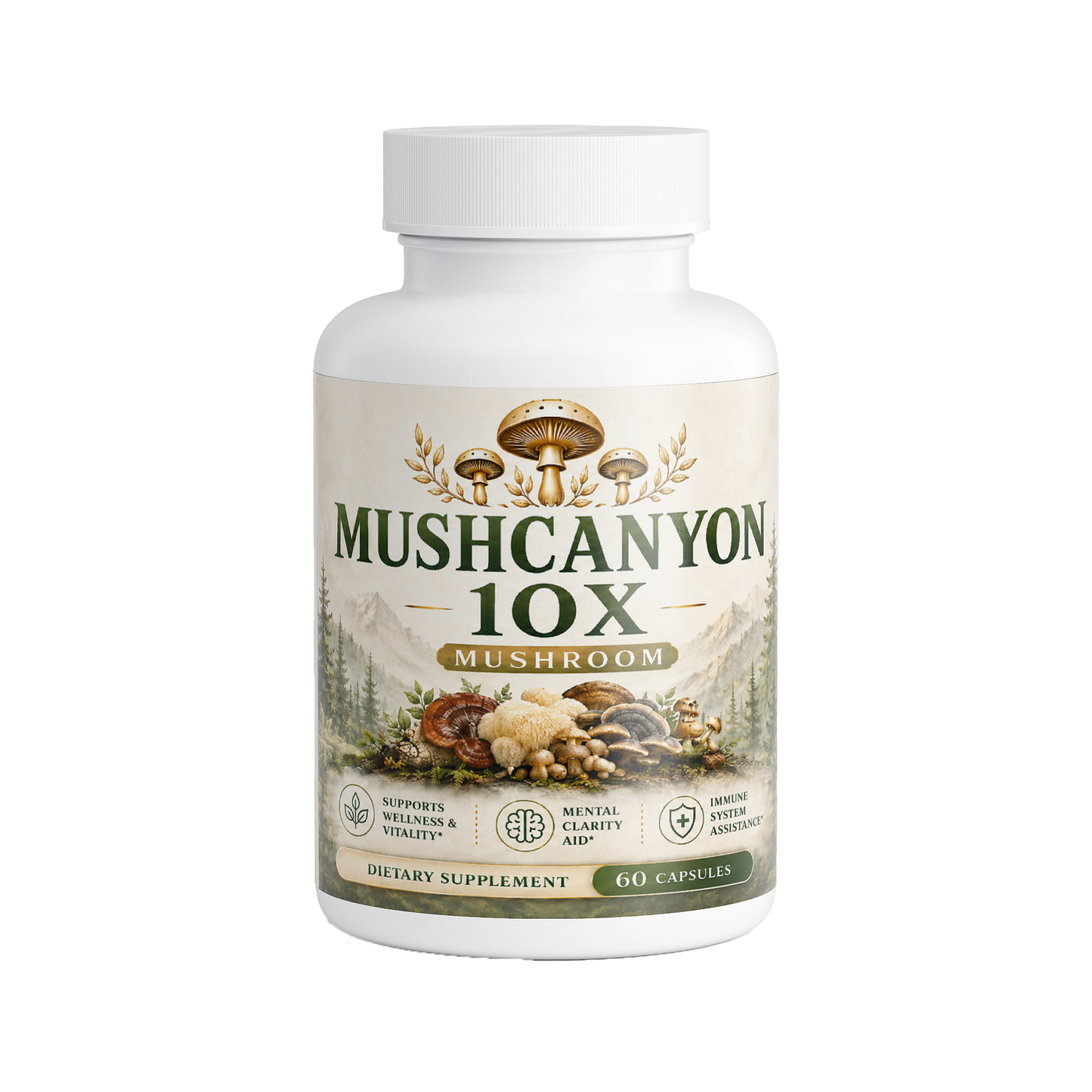 Mushcanyon 10X Mushroom(New look Same Formula)