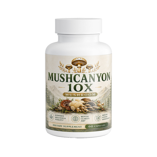 Mushcanyon 10X Mushroom(New look Same Formula)