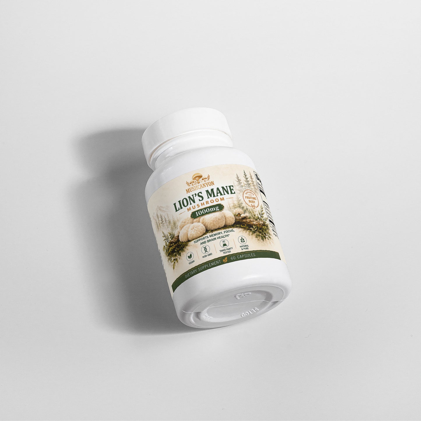 MushCanyon Lion’s Mane Mushroom (New look Same Formula)