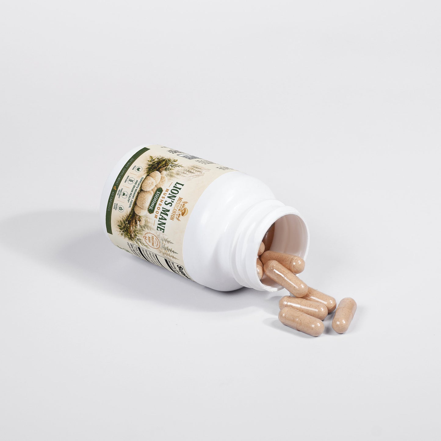 MushCanyon Lion’s Mane Mushroom (New look Same Formula)