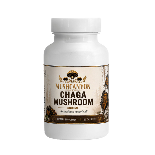 MushCanyon Chaga Mushroom (New look Same Formula)