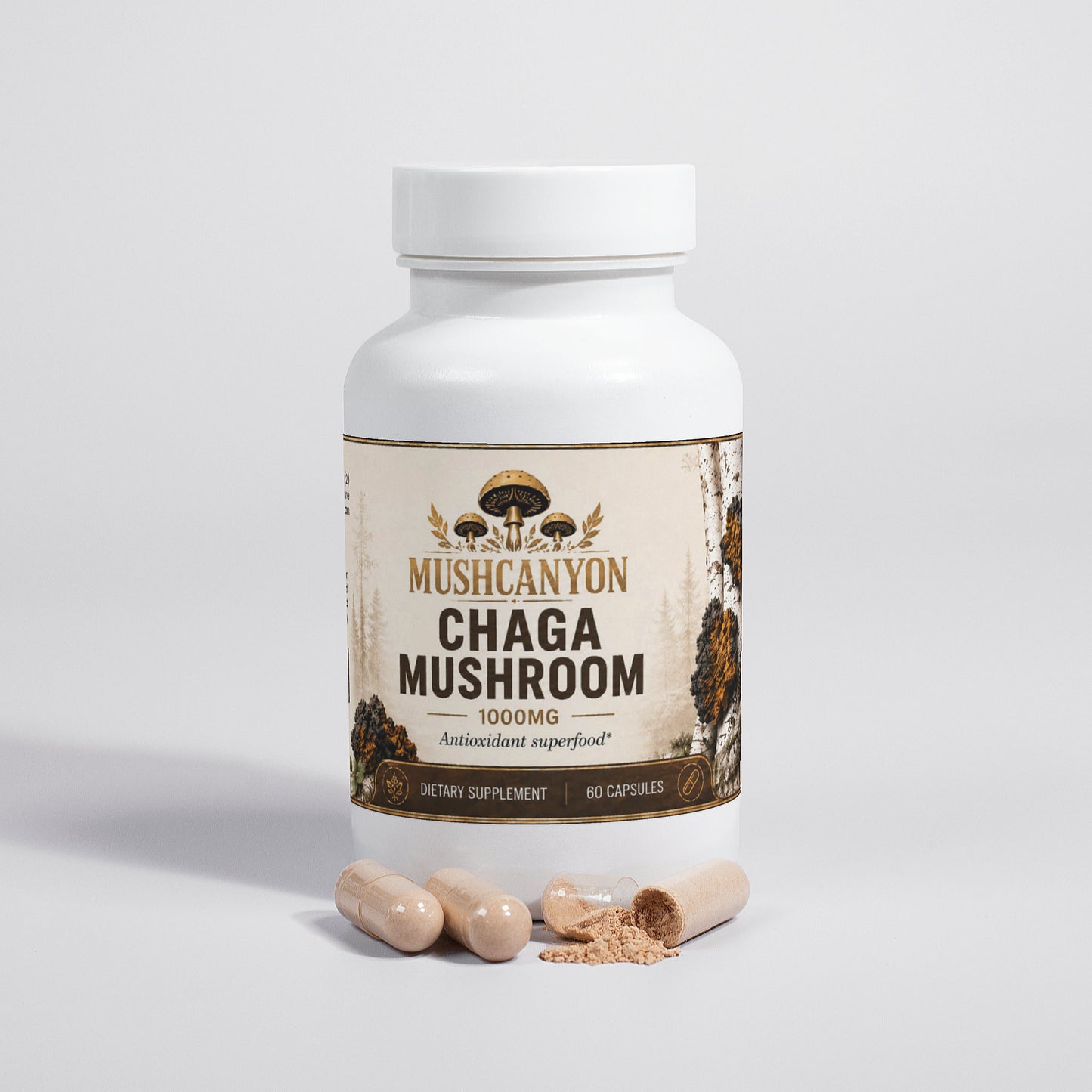 MushCanyon Chaga Mushroom (New look Same Formula)