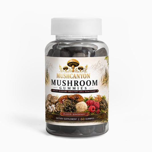 Mushcanyon Mushroom Gummies (New look Same Formula)