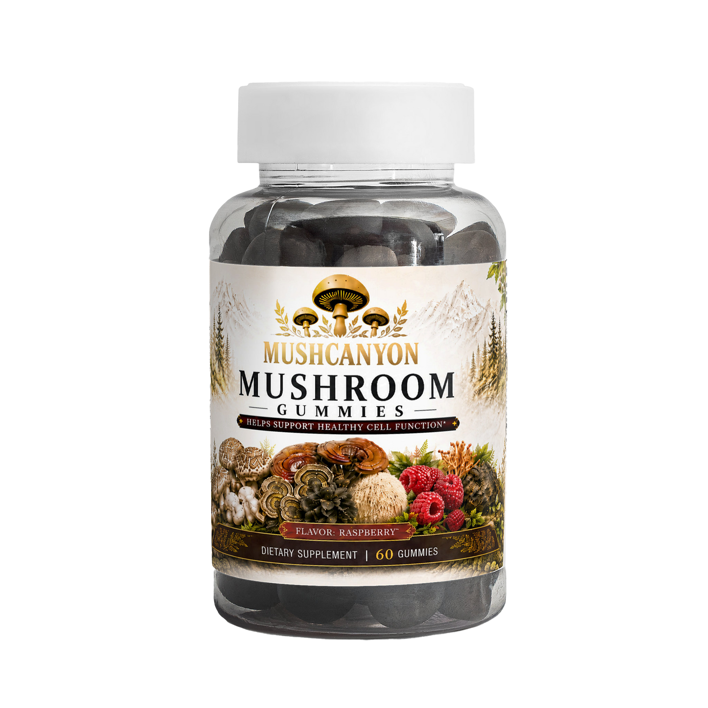 Mushcanyon Mushroom Gummies (New look Same Formula)