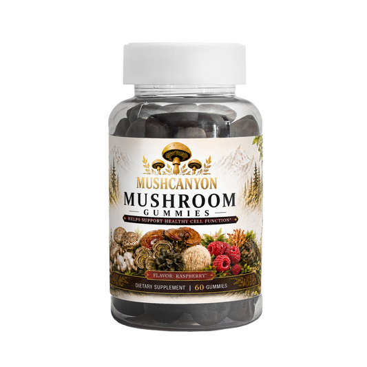 Mushcanyon Mushroom Gummies (New look Same Formula)
