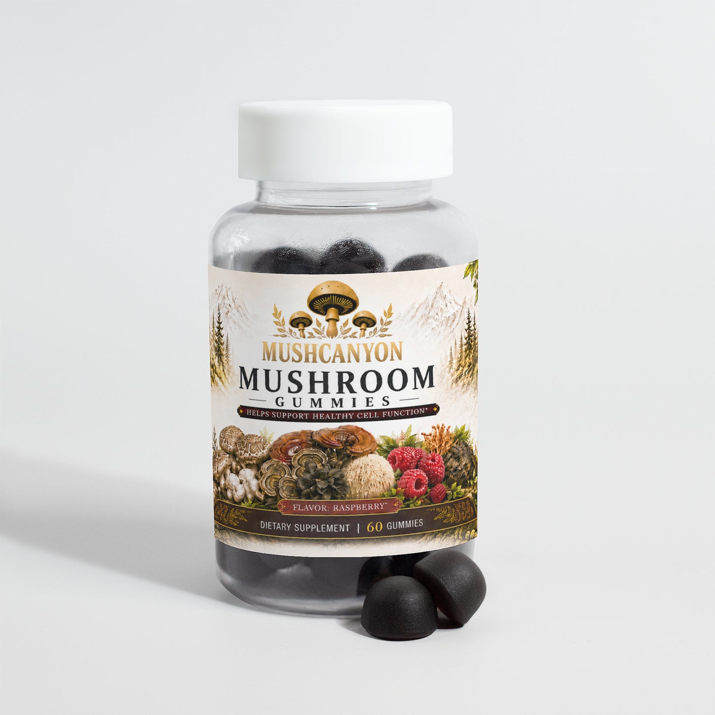 Mushcanyon Mushroom Gummies (New look Same Formula)