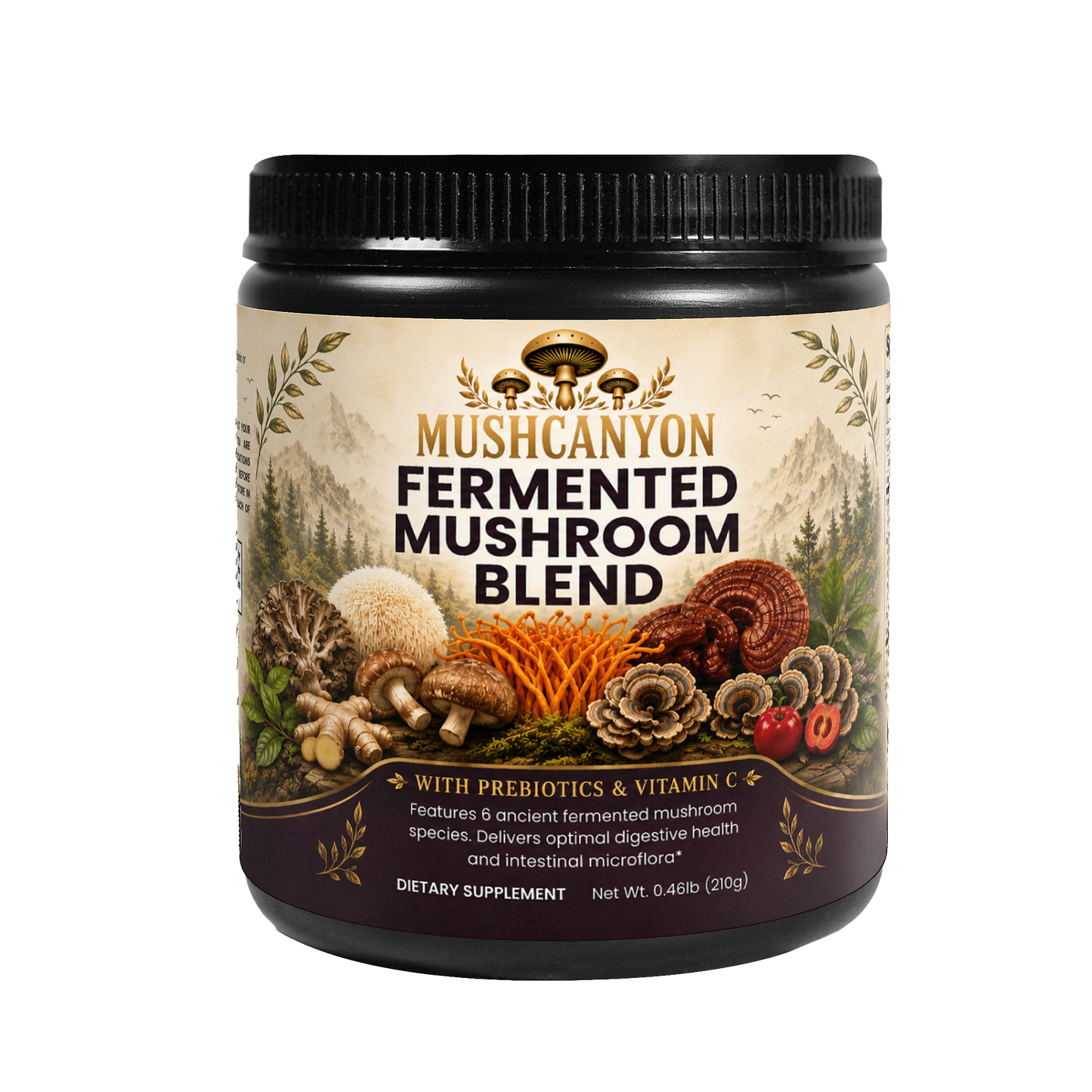 MushCanyon Fermented Mushroom Blend(New look Same Formula)