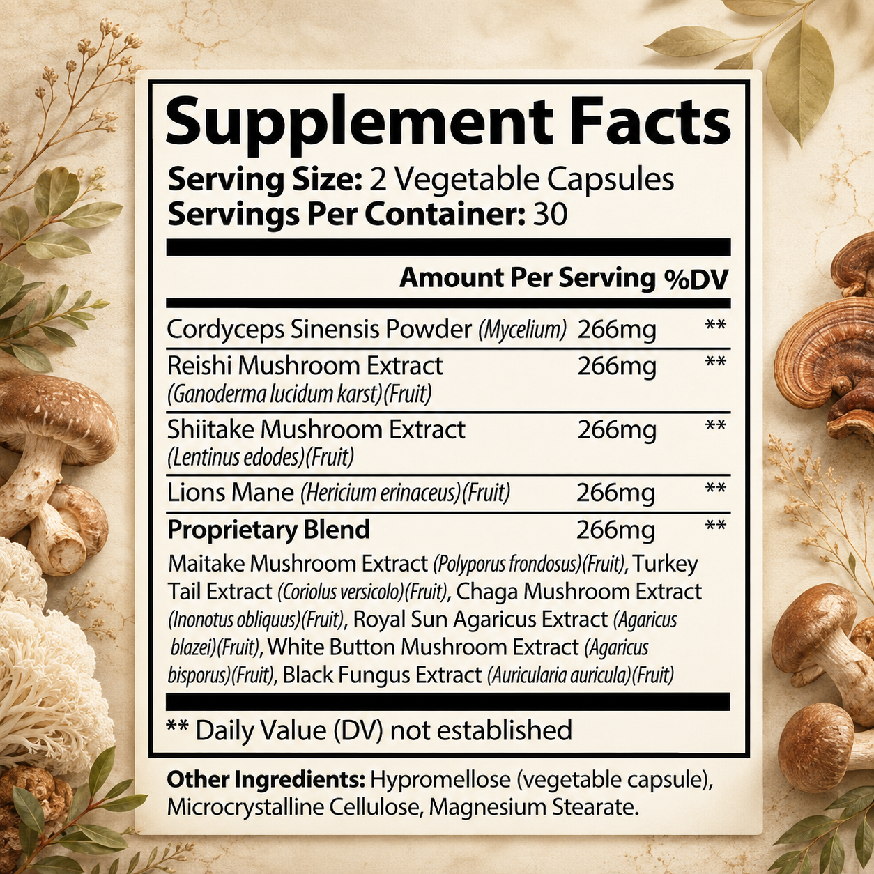Mushcanyon 10X Mushroom(New look Same Formula)
