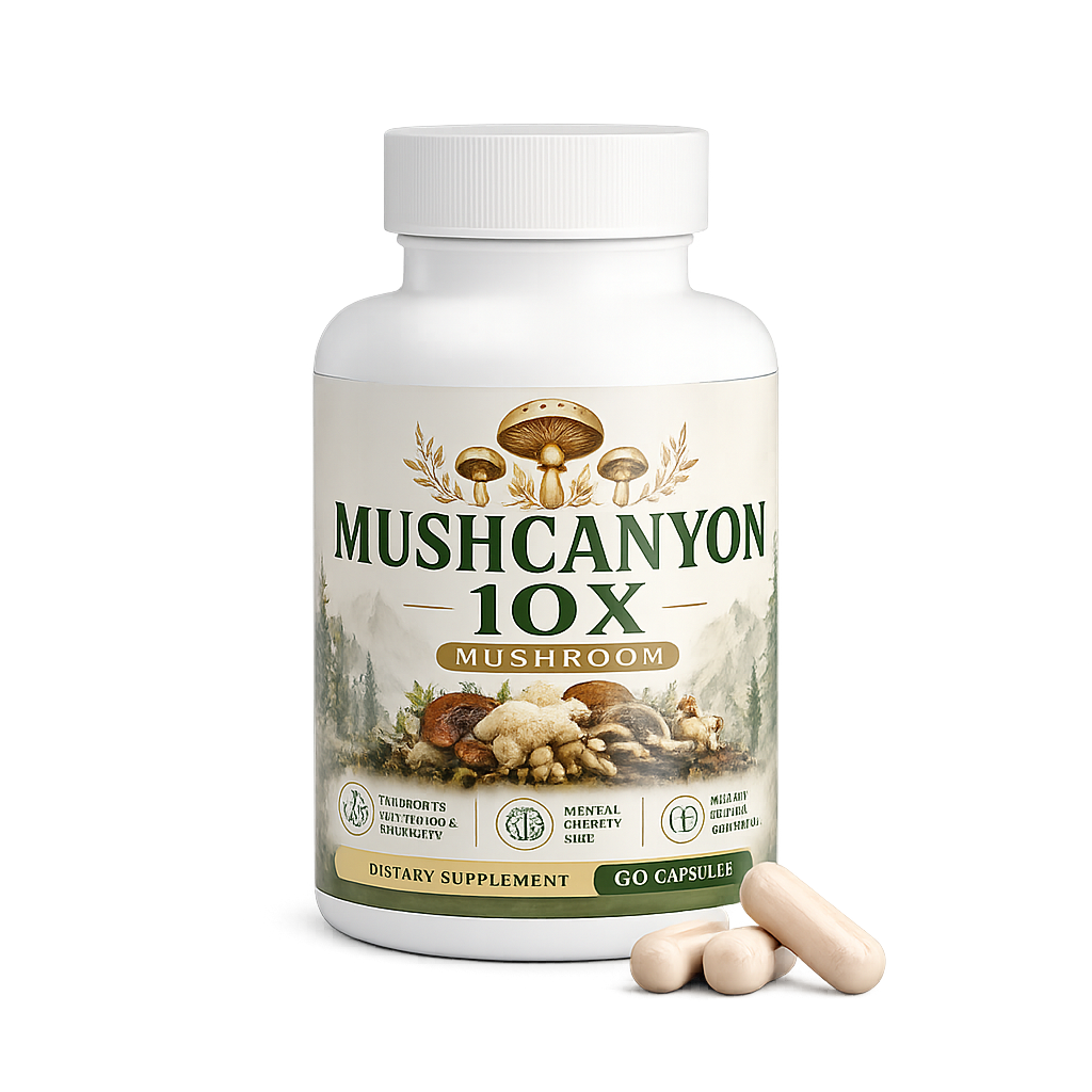 Mushcanyon 10X Mushroom(New look Same Formula)