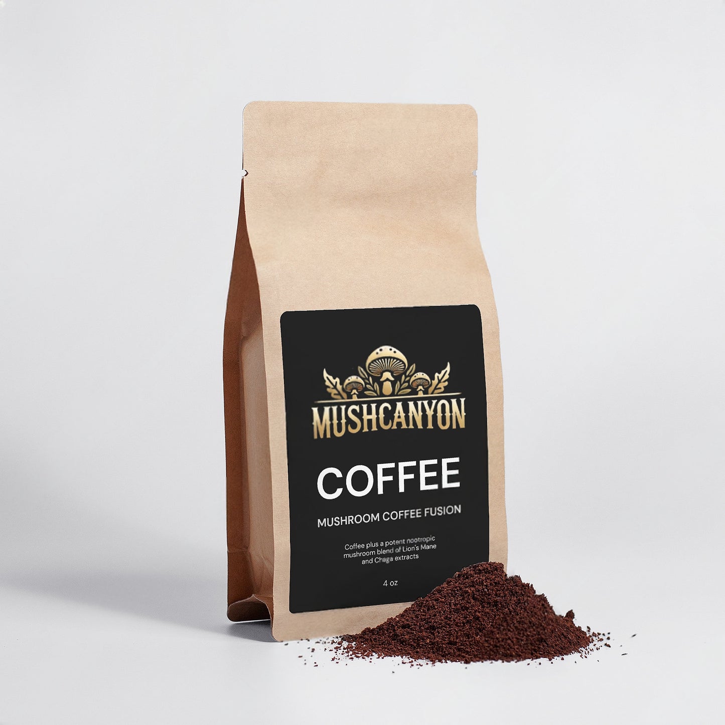 Mushroom Coffee Fusion - Lion’s Mane & Chaga 4oz