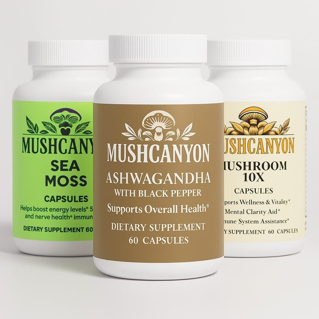 Mushroom 10X +Ashwagandha+Sea Moss