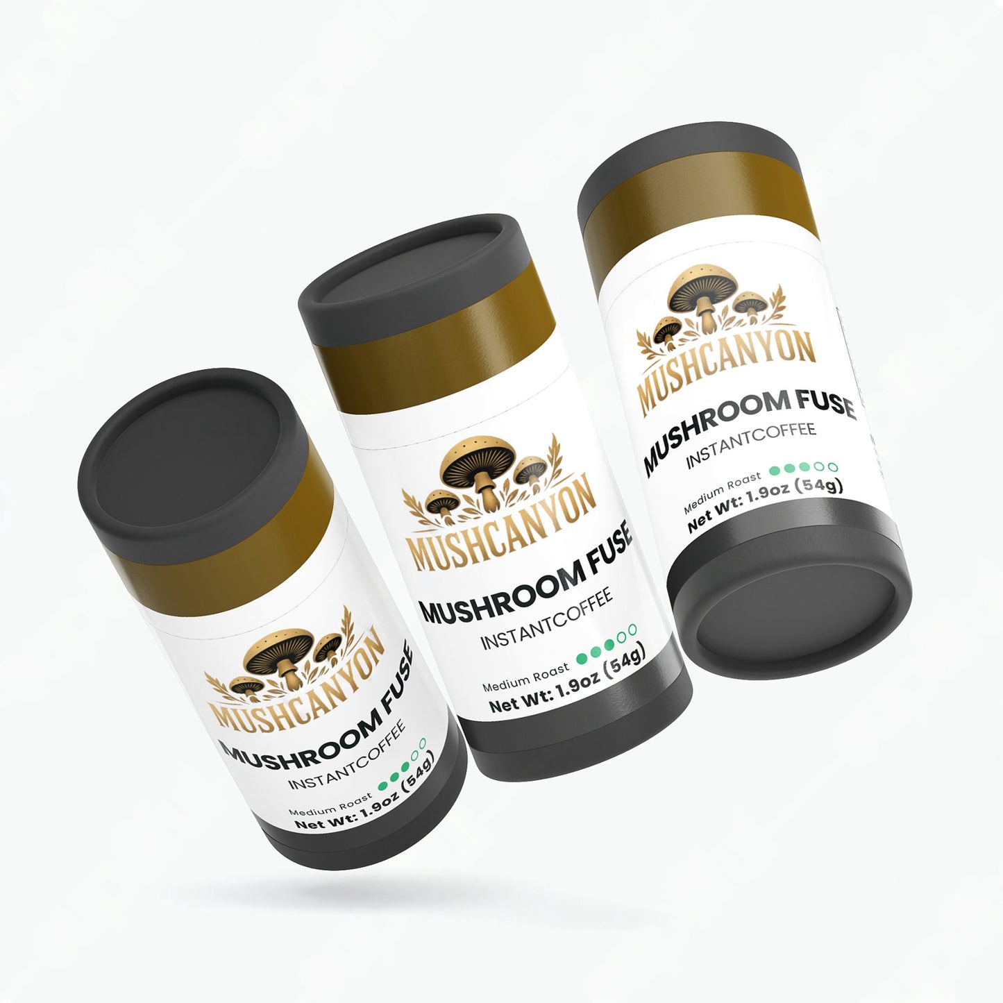 MushCanyon Mushroom Fuse Instant Coffee (Medium Roast)